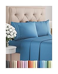 Cal King Size 4 Piece Sheet Set - Comfy Breathable