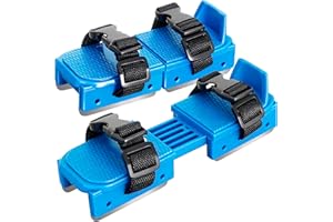 Nattork Adjustable Little Kids Ice Skates with Double Runner for Beginners Toddlers Ice Hockey Skates Strap Fastening Comfortable