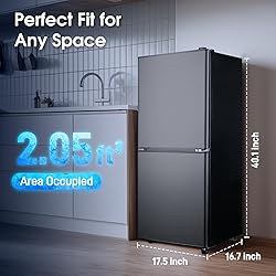 Anypro Fridge with Bottom Freezer and Drawer, 4.0
