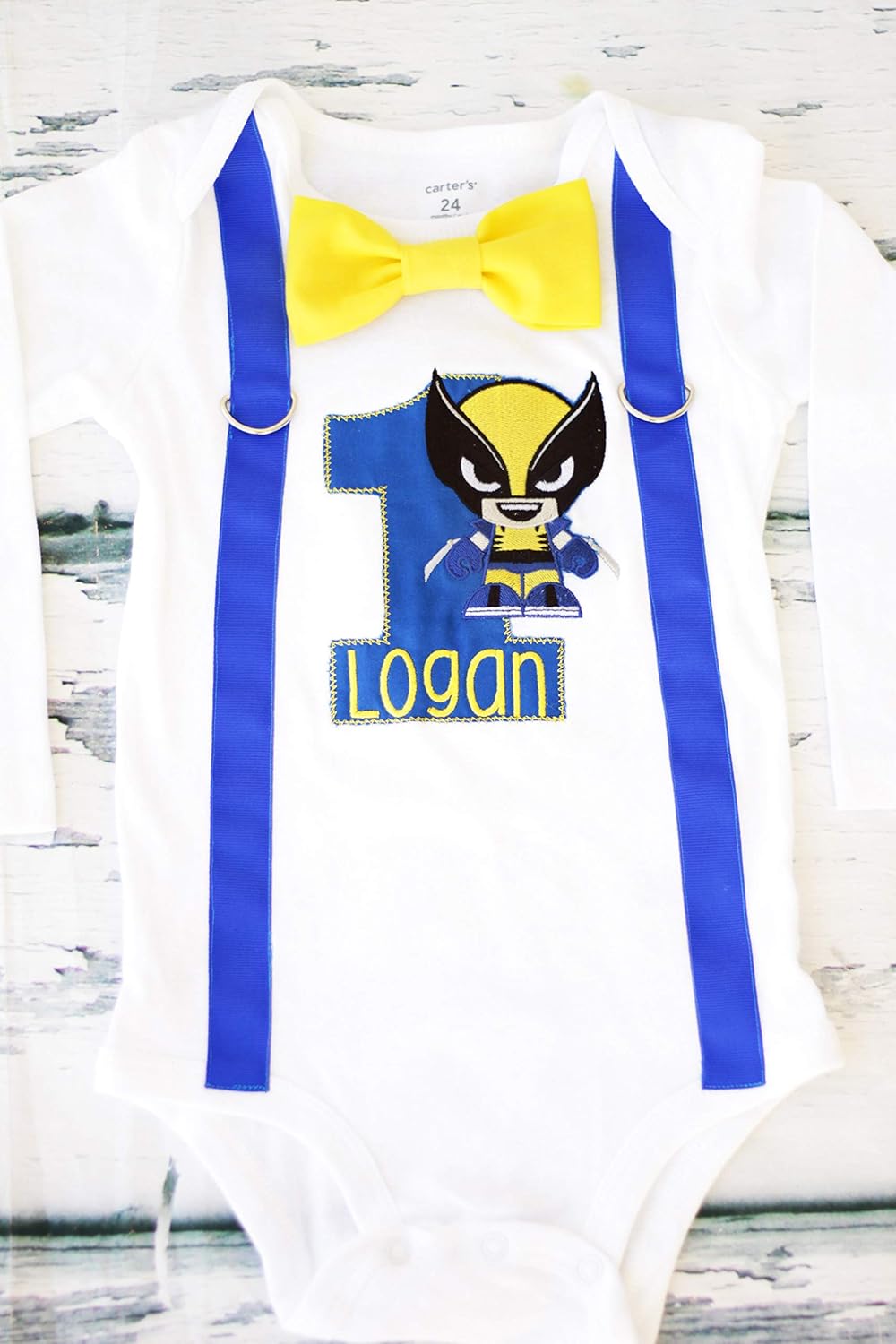 wolverine baby onesie