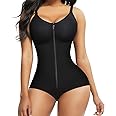 FeelinGirl Faja Body Shaper for Women Tummy Control Postpartum Shapewear Bodysuit Full Bust Bodysuits With Zipper