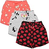 Aatu Kutty Girl's Relaxed Fit Shorts (Pack of 3)