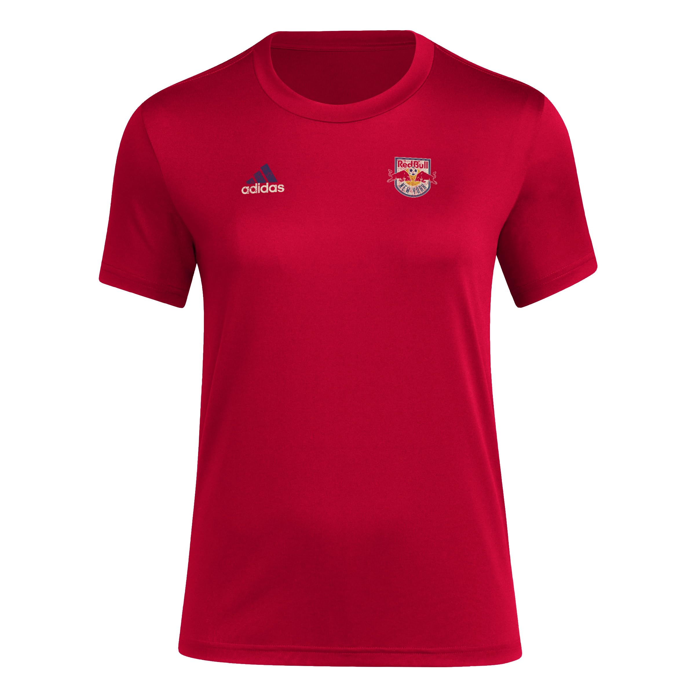 Photo 1 of 2 adidas Women's MLS Short Sleeve T-Shirt, Team Power Red/New York Red Bulls, 3X-Large