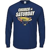 Church On Saturday T-Shirt for Michigan College Fans (SM-5XL)