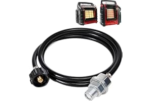 BlueStars Upgraded Propane Fuel Filter F273699 with 6FT Hose - Compatible with Mr.Heater Buddy and Big Buddy Heaters with QCC