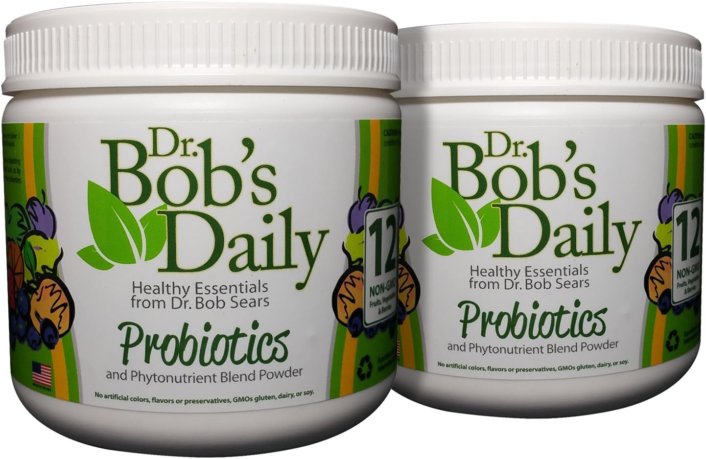 Dr. Bob's Daily Children's Probiotics and Phytonutrient Blend - Value Pack