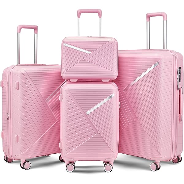 Amazon.com | LFSMYXGS 4-Piece Luggage Set, Lightweight Expandable