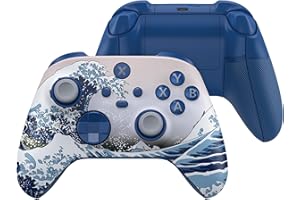 eXtremeRate ASR Version Performance Rubberized Full Set Shell Buttons for Xbox Core Controller, Redesigned Grip Diamond Textu