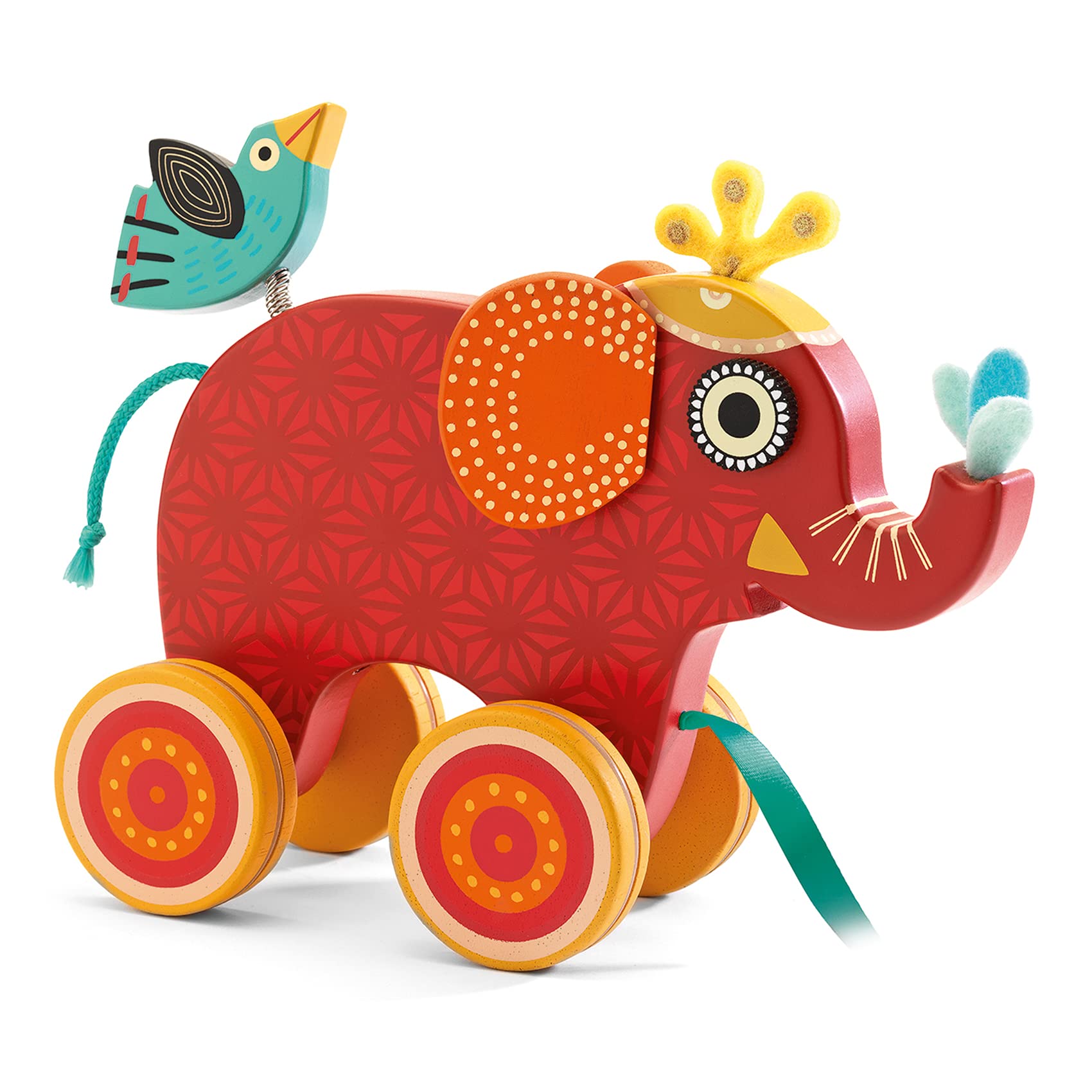 Djeco `Indy` Pull Along Elephant