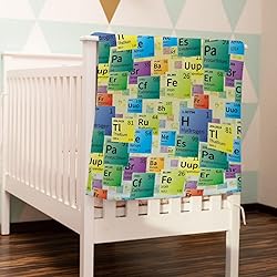 Periodic Table of The Elements Blanket, Science 90