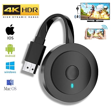 Adaptador inalámbrico de pantalla HDMI, MPIO-4K Ultra HD Cable ...