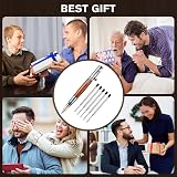 AUAUY Bolt Action Pen with Gift Case Aluminum Retractable Ballpoint 5 Refills view 4