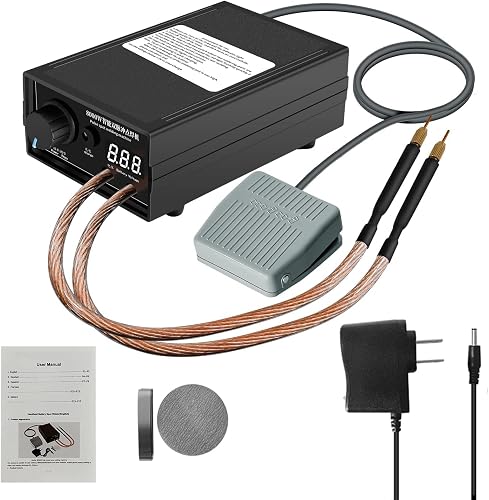 YOUTHINK Handheld Battery Spot Welder – 12 Adjustable Power Levels, Auto/Manual Modes, Safety Lock, Portable 2200mAh Welding Tool For DIY Projects & Repairs