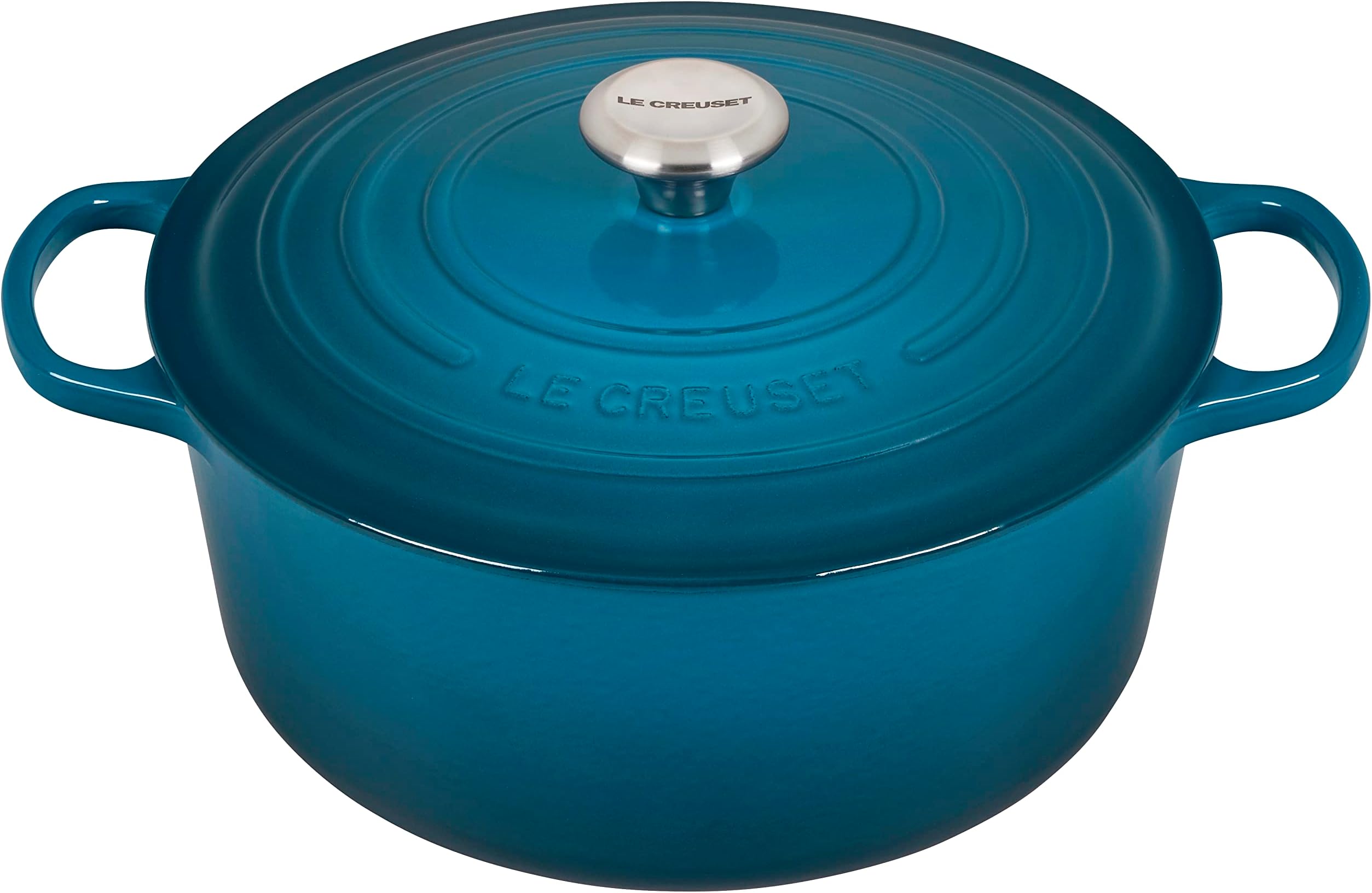 Le Creuset Enameled Cast Iron Signature Round Dutch Oven, 7.25 qt
