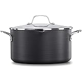 Calphalon 1932451 Classic Nonstick Dutch Oven with Cover, 7 quart, Grey