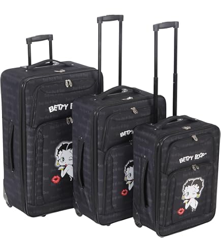 Amazon.com | Betty Boop-themed hard luggage set. Carry-on, medium