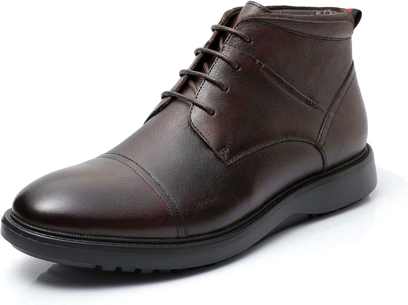 Temeshu ブーツ メンズ 本革 ショートブーツ 革靴 紳士靴 マーチンブーツ 高級靴 レースアップ 外羽根 Temeshu ブーツ Amazon