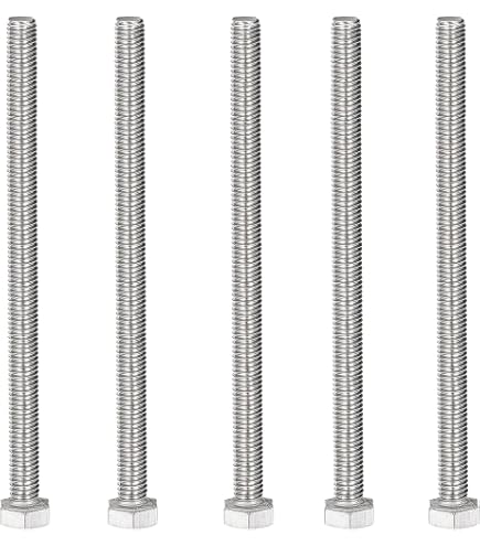 thumbnail image 2 of 5PCSLot M10x1.0 Fine Thread Hex Head Rod Bolts - Jordan 2 of 12
