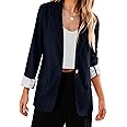 luvamia Blazers for Women Business Casual Dressy Work Fashion Lightweight Spring Summer Linen Unlined 2025 Suit Jackets