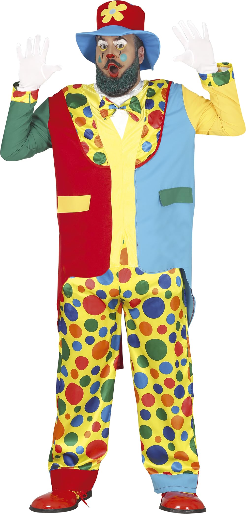 Guirca 84934 – Clown Adult Size XL 54-56