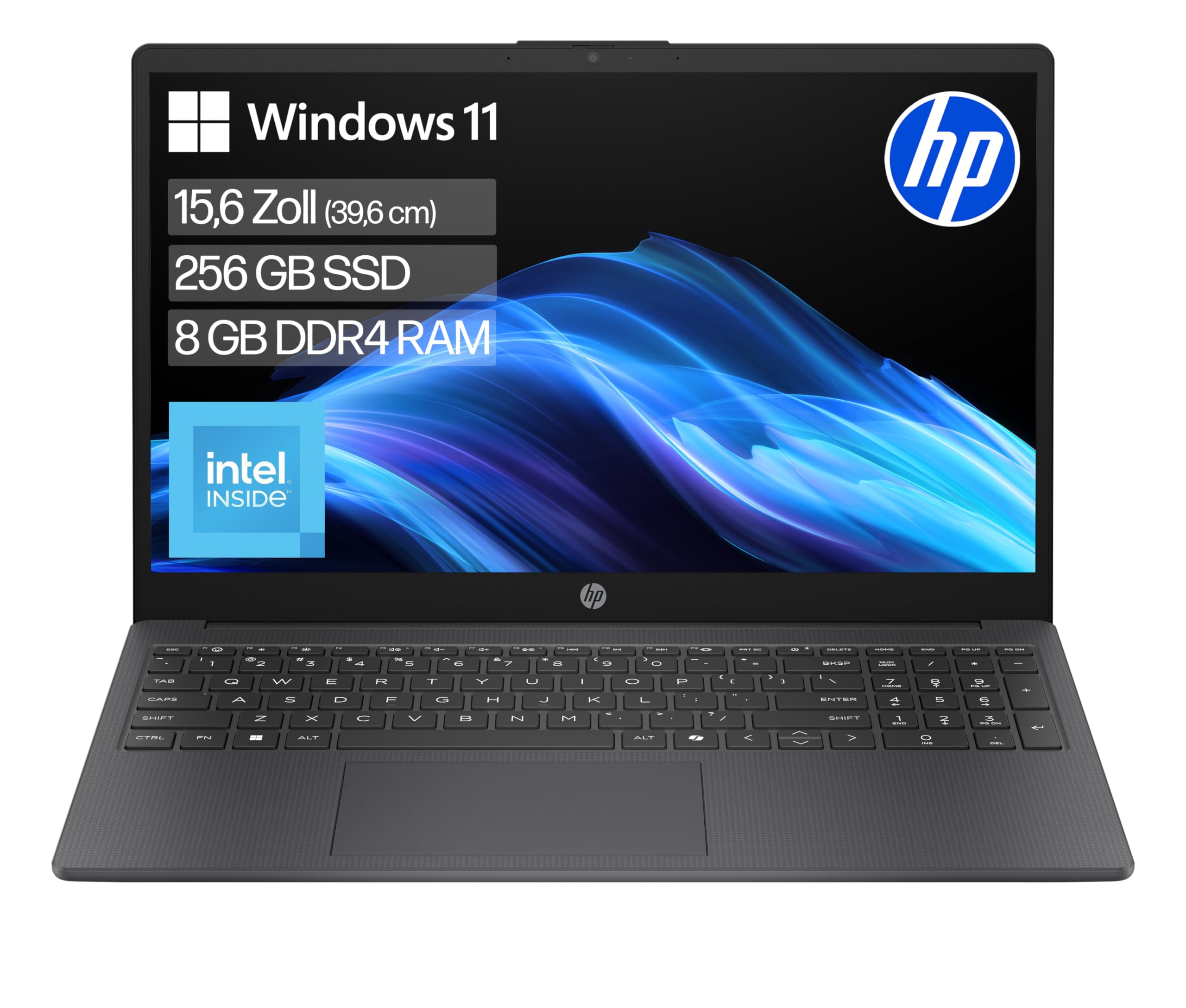 HP Laptop, 17,3" HD+, Intel N200, 8GB RAM, 256GB SSD
