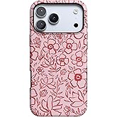 Casely iPhone 17 Pro Case | Blush Garden | Floral Doodle | Bold Protective Design | Compatible with MagSafe