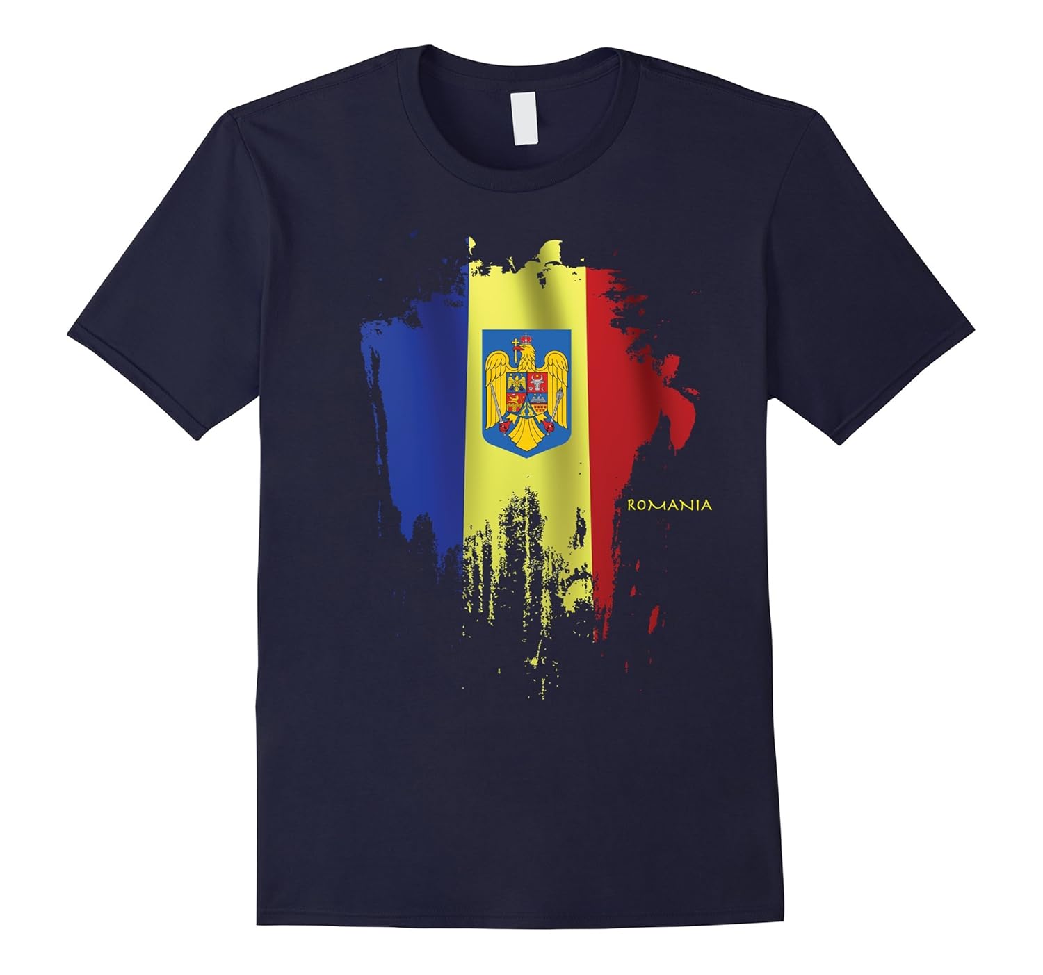 Romanian Flag and Coat of Arms shirt-FL