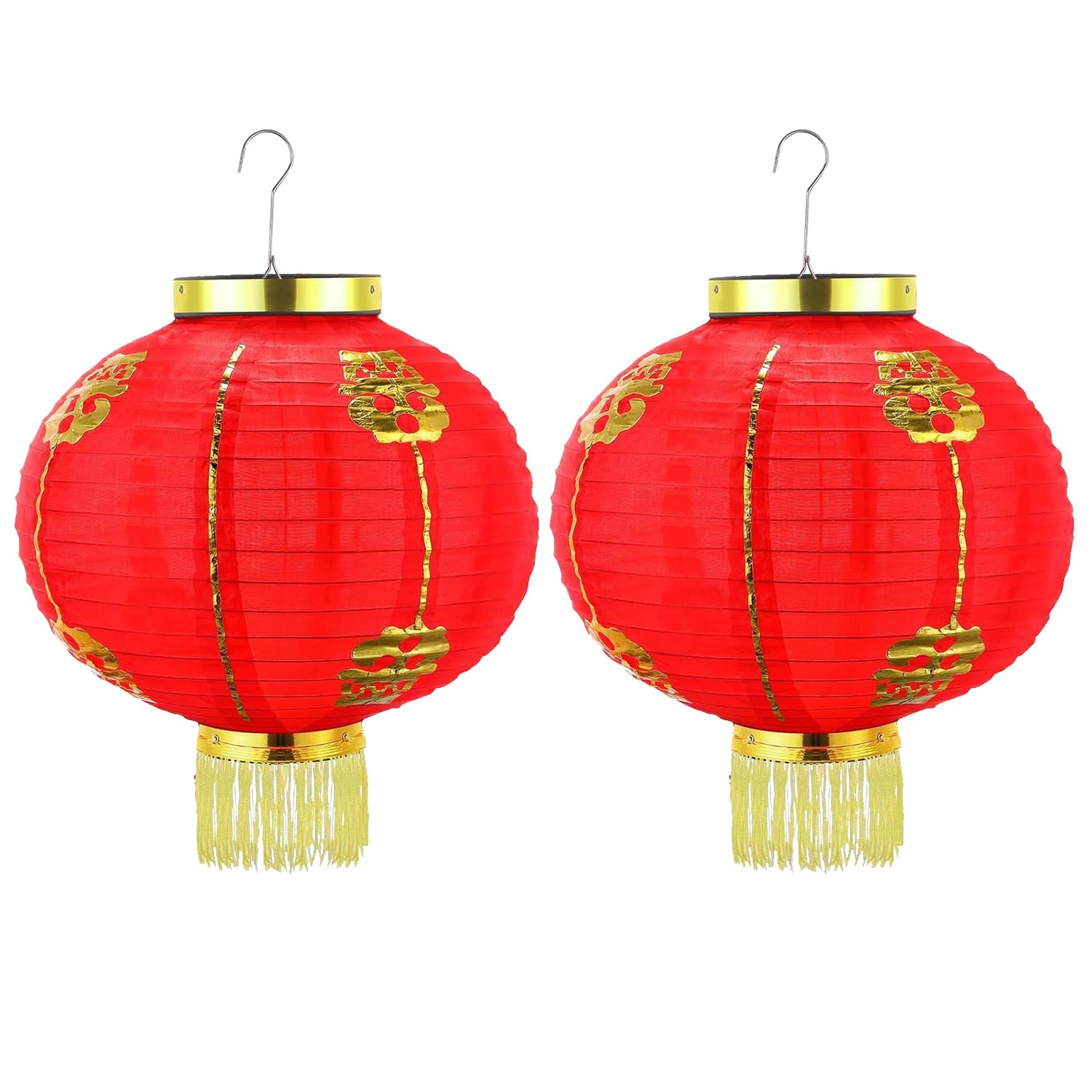 Dragon Boat Festival Decorations Chinese Lanterns Red Paper Lantern Hanging Decorations for Chinese New Year Spring Festival Lantern Festival Mid Autumn Festival Decorations (Red)