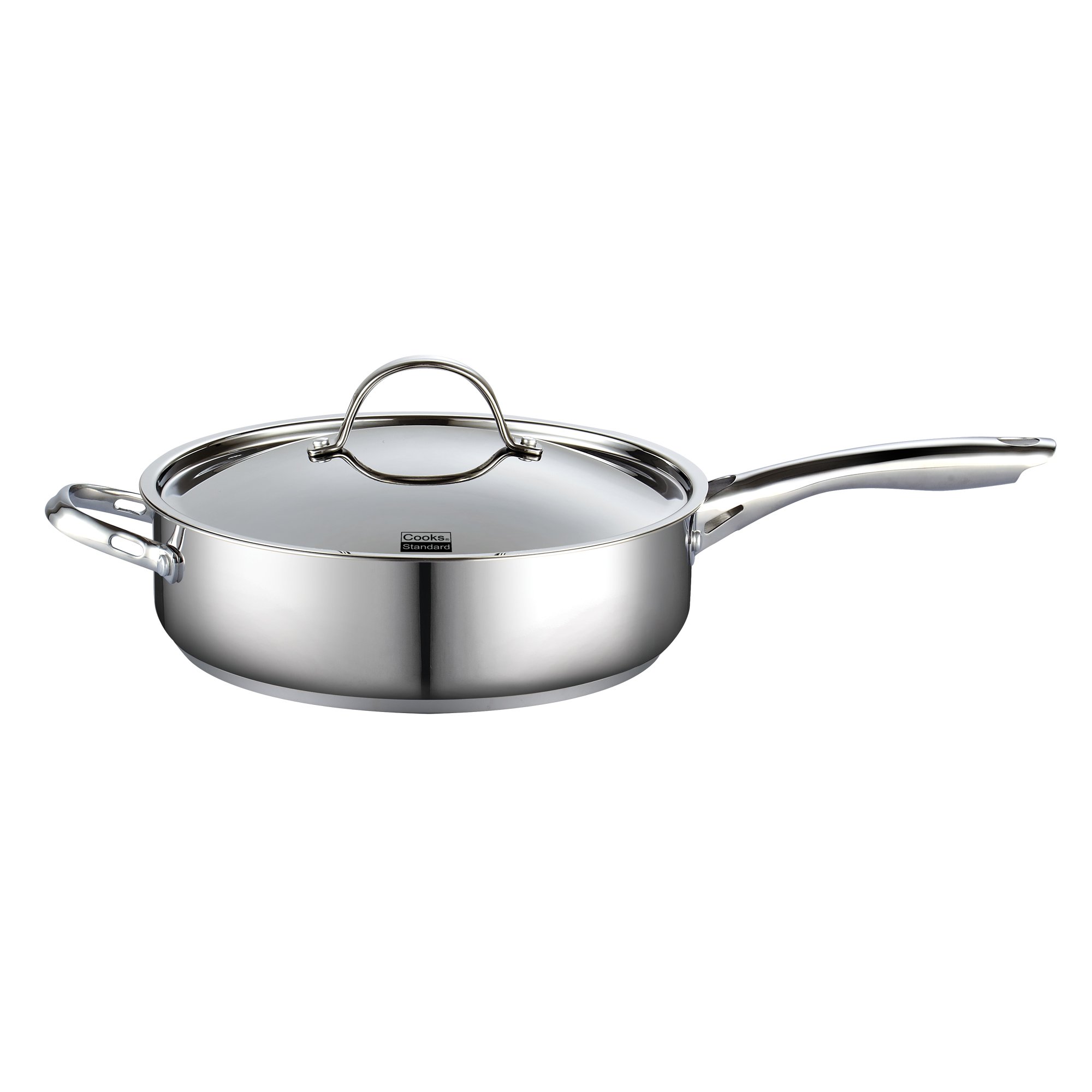 Cooks Standard NC-00351 Stainless Steel 11-Inch Deep Saute Pan with Cover, 5-Quart Gastrocoach Cooks Standard NC-00351 Stainless Steel 11-Inch Deep Saute Pan with Cover, 5-Quart Gastrocoach