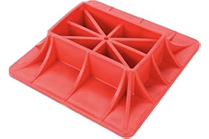 11.5" x 11.5" Off-Road Hi-Lift Jack Base and Stabilizer - Keep Jacks from Sinking with Heavy-Duty Plastic Jack Stand Base for