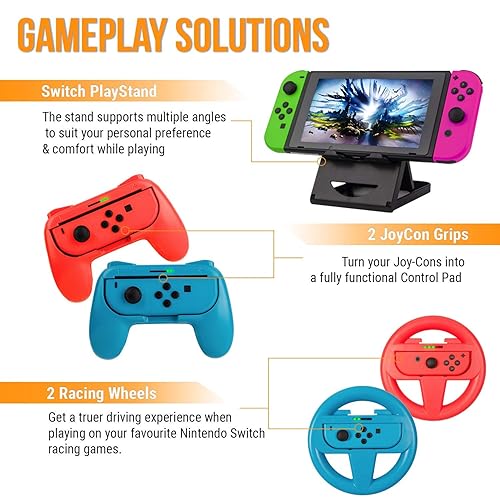 Geek Pack Nintendo Switch Accessories Pack Gaming Must Have