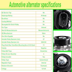 SHICHU Alternator Compatible with 2007-2012