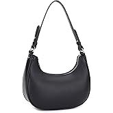 EVVE Shoulder Bag for Women Small Underarm Purse Accented with Silver Hardware