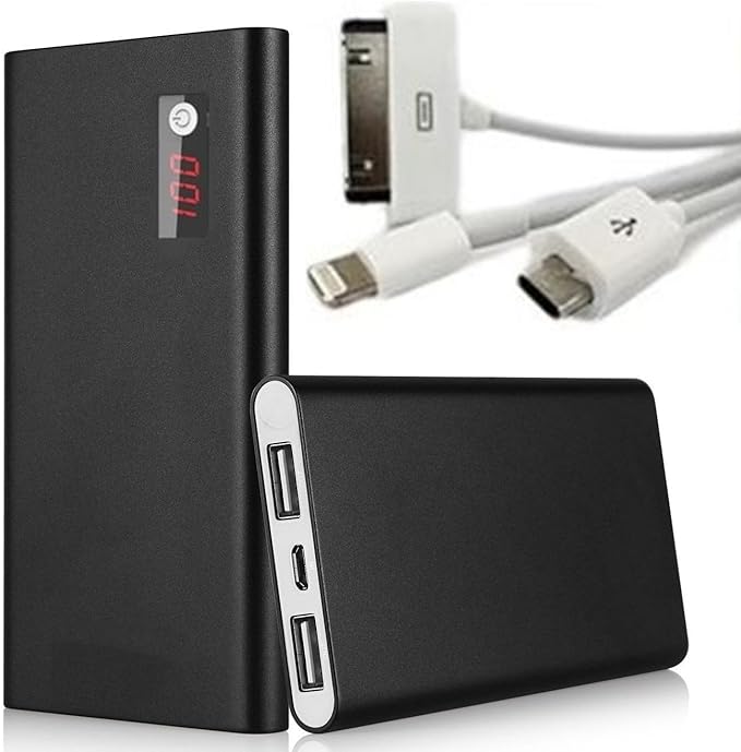 100000 mAh LCD Power Bank Battery Portable Universal External