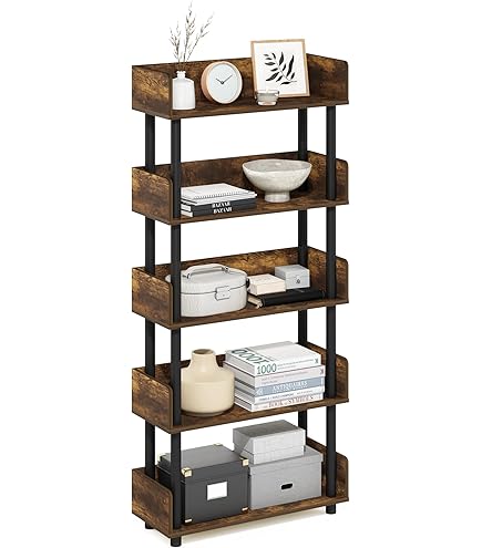 Amazon.com: Furinno Turn-N-Tube 5-Tier Toolless Display Rack