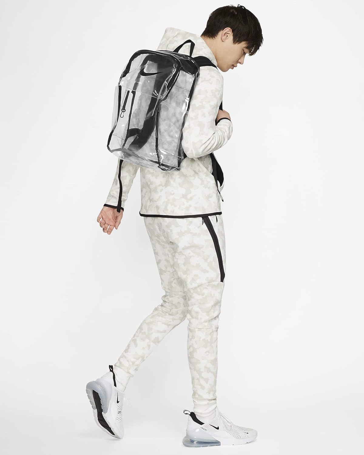clear bookbag nike