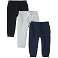 The Children's Place Baby Boys' Active Fleece Jogger Pants 2 Pack