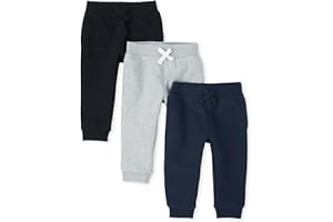 The Children's Place Baby Boys' Active Fleece Jogger Pants