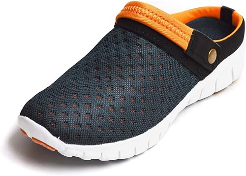 Amazon デクト メッシュ サンダル メンズ サボサンダル スリッポン シューズ 通気性 アウトドア スポーツ カジュアル クロッグ クロッグ サボ