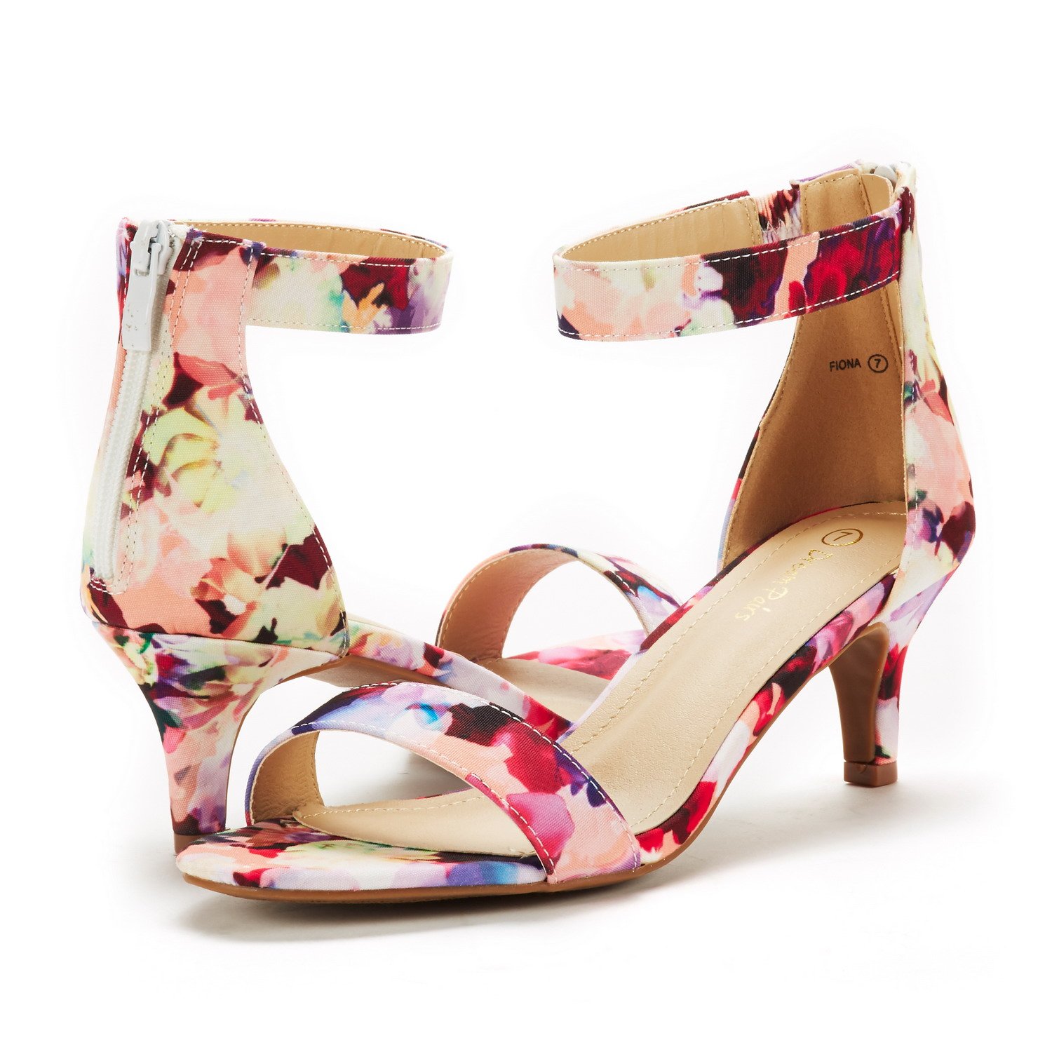 DREAM PAIRS Women's Fiona Fashion Stilettos Open Toe Pump Heeled Sandals - Image 3