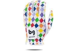 BG Bender - Mens Golf Glove, Durable Mesh Golf Gloves, Unique Golf Gloves