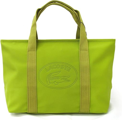 Amazon Lacoste ラコステ トートバッグ 旅行バッグ 大きめ バッグ マザーズバッグ メンズ レディース ライトグリーン 並行輸入品 A1781 Lacoste ラコステ 革ケア用品