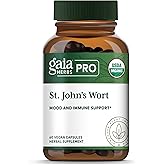 Gaia Herbs Pro St. John's Wort - Healthy Immune System Support Supplement - Health Supplement with Organic St John's Wort - 60 Liquid Phyto-Caps (30 Servings)