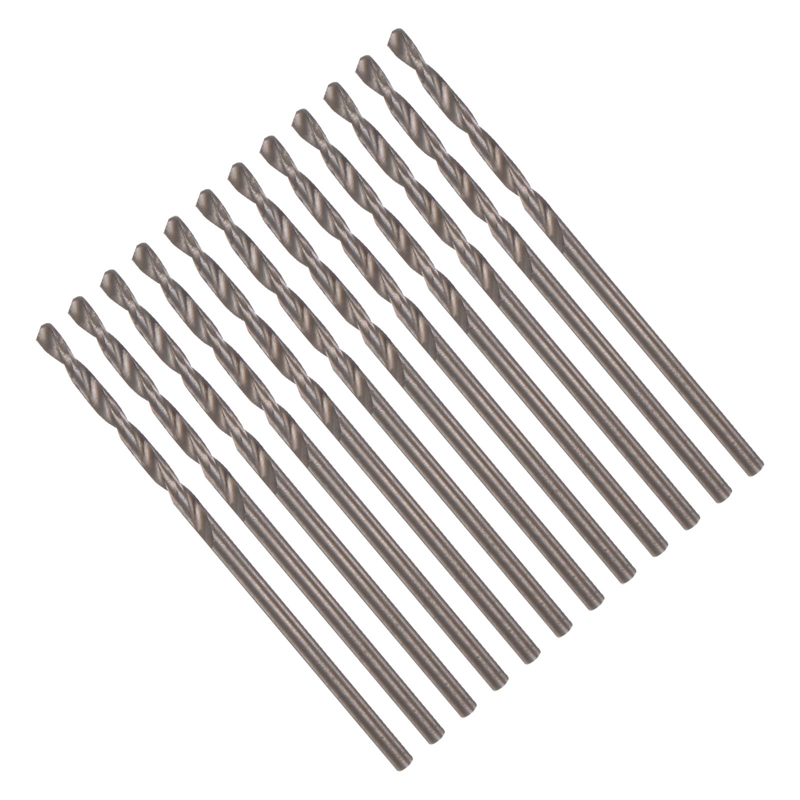 CoCud Cobalt Twist Drill Bits, 1.5mm Cutting Diameter 0.06" Shank, M35 High-Speed Steel Jobber Drill Bit Set (Applications: for Metal Wood Plastic), 12-Pieces — image 1