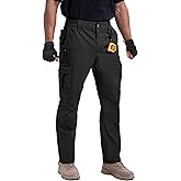 NATUVENIX Mens Work Pants Ripstop Tactical Pants for Men Lightweight Hiking Pants Men Water Resistant Cargo Pants Military