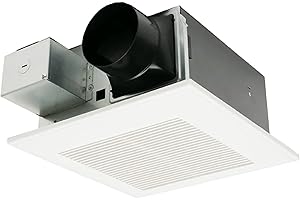Panasonic WhisperFit Retrofit Ceiling Mount Bathroom Exhaust Fan, 50-80-110 CFM, FV-0511VF1