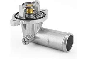 C-TZU Upgrade Aluminum Thermostat & Housing Assembly for Jeep Grand Cherokee 2011-2015 Wrangler 2012-2017 Wrangler JK 2018, Dodge Durango 2011-2015 - Replaces 05184651AF 902-852 5184651AG 5184651AF