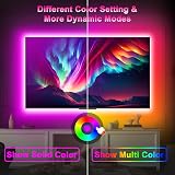 Daymeet 9.8FT TV Backlight RGB LED Strip 32-43 Inch with Remote APP view 5