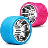 Bont Moonwalk Roller Wheels, 64x42 mm 96A, Blue, 8 Pack | 64 mm diameter, 42 mm width; 96A; indoor skating; Blue