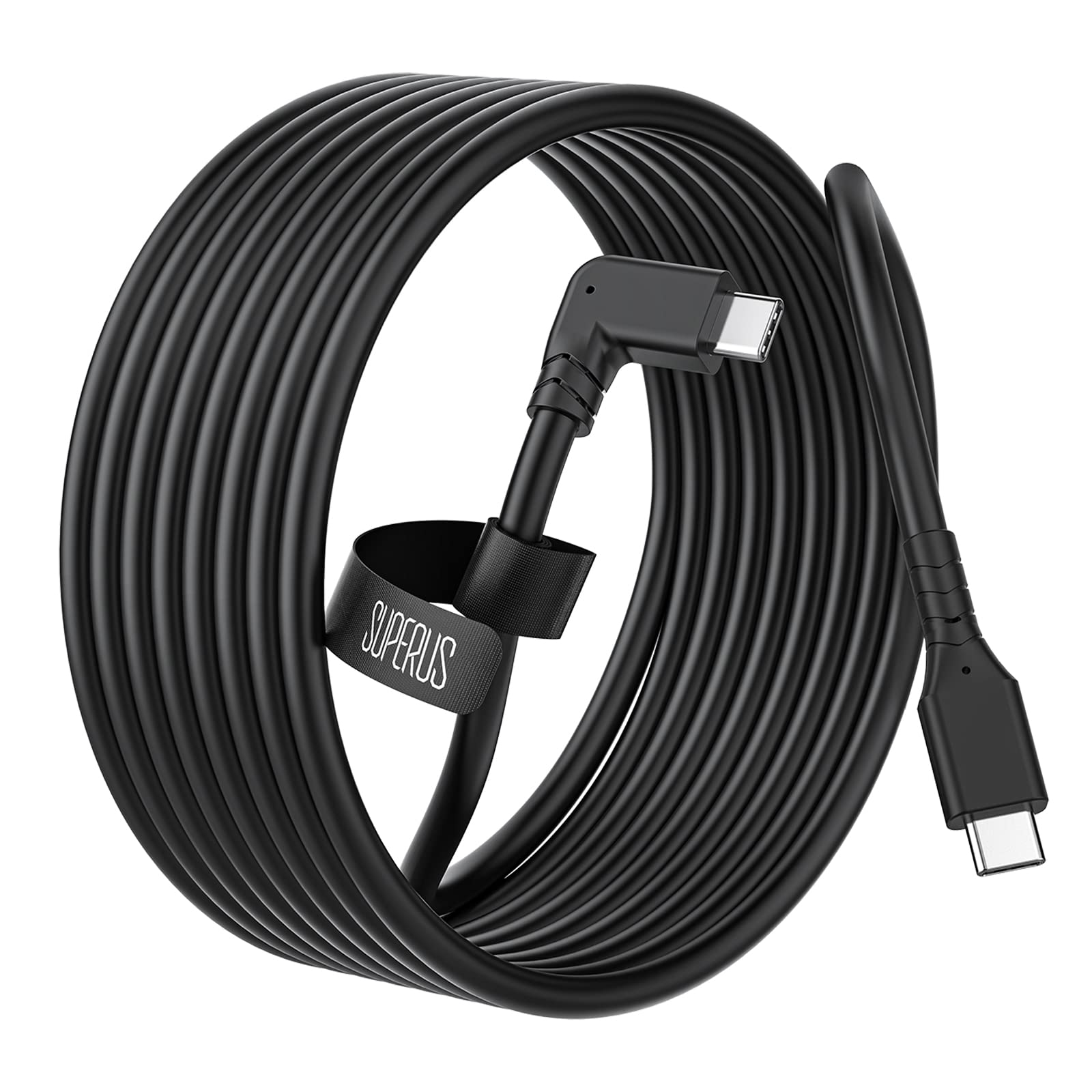 SUPERUS Link Cable 10 FT Compatible with Oculus/Meta Quest 3/2/1 - USB C to USB C Charger Cable, High Speed Data Transfer & Charging Cord, Accessories for VR Headset Gaming PC/Steam VR